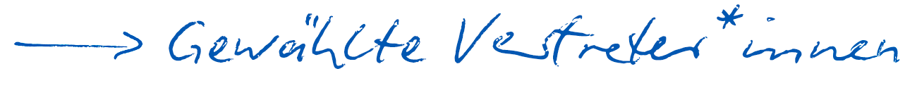 Gewählte Vertreter*Innen